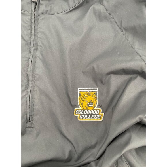 Adidas Climaproof Mens XXL Pullover Windbreaker Jacket Colorado College Tiger - Picture 7 of 10